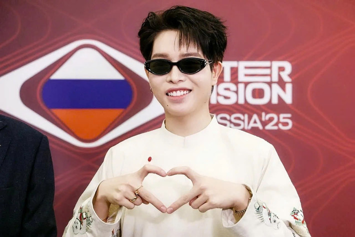 Tháng 7/2025, Đức Phúc gây chú ý khi tham gia Intervision 2025 - cuộc thi âm nhạc quốc tế quy tụ 23 thí sinh. Ảnh: Tiền Phong.
