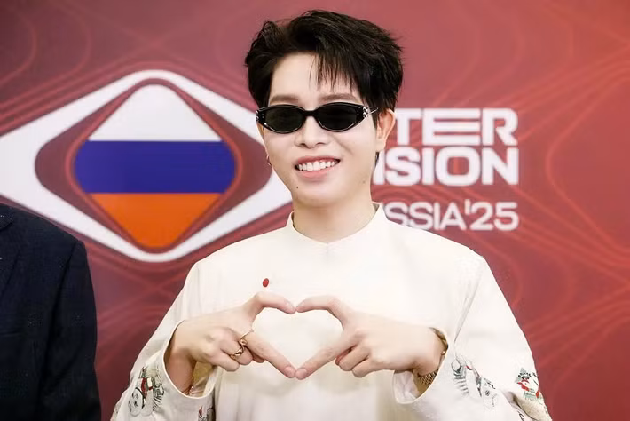 Tháng 7/2025, Đức Phúc gây chú ý khi tham gia Intervision 2025 - cuộc thi âm nhạc quốc tế quy tụ 23 thí sinh. Ảnh: Tiền Phong.