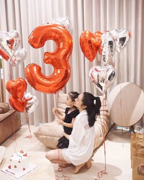 Bảo Anh tổ chức sinh nhật cho bé Misumi năm 2026. Ảnh: FB Bảo Anh.