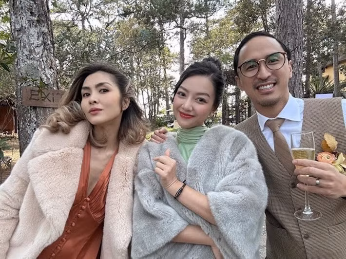 Băng Di trở nên thân thiết với vợ chồng Hà Tăng kể từ khi hẹn hò Justin Chiêm. Ảnh: Phụ Nữ Số.