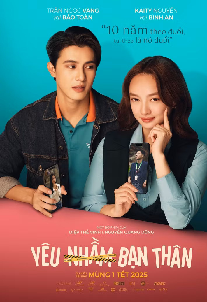 Cô đóng nhiều phim như Em chưa 18 (2017), Hồn papa da con gái (2018), Tiệc trăng máu (2020), Gái già lắm chiêu V (2021), Cô gái từ quá khứ (2022), Người vợ cuối cùng (2023), Yêu nhầm bạn thân (2025). Ảnh: FB Kaity Nguyễn.