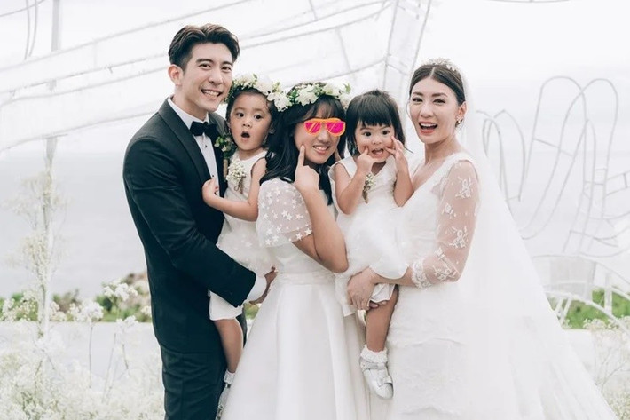 Con gái riêng của Giả Tịnh Văn gọi Tu Kiệt Khải là cha. Ảnh: VTV.