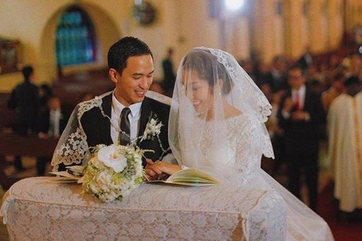 Tăng Thanh Hà làm dâu chốn hào môn trong 13 năm qua. Chồng nữ diễn viên là doanh nhân Louis Nguyễn - con trai của nhà doanh nhân Johnathan Hạnh Nguyễn. Ảnh: Vietnamnet.