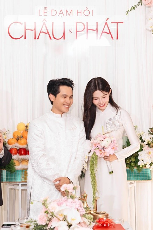 Quỳnh Châu và Phát Nguyễn tổ chức lễ dạm hỏi và đám cưới cách đây ít tháng.