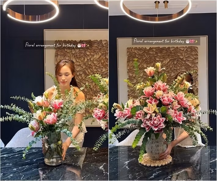 Nàng hậu đang sống trong căn hộ sang trọng, khá rộng rãi. Ảnh: Người Đưa Tin.