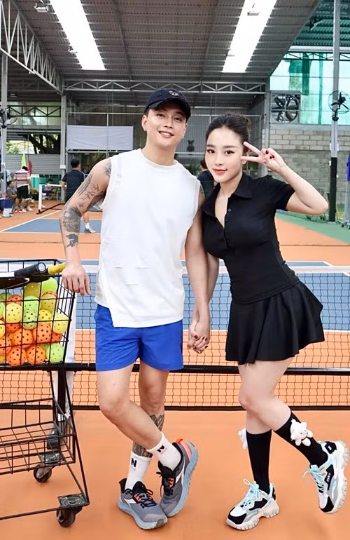 TiTi và Nhung Babie đều đam mê bộ môn pickleball. Ảnh: FB TiTi.