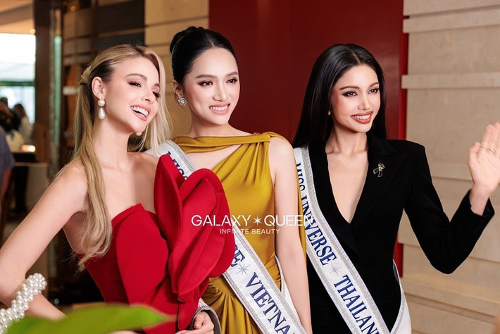 Đại diện Việt Nam chọn kiểu tóc búi cao. Ảnh: Galaxy Queen.