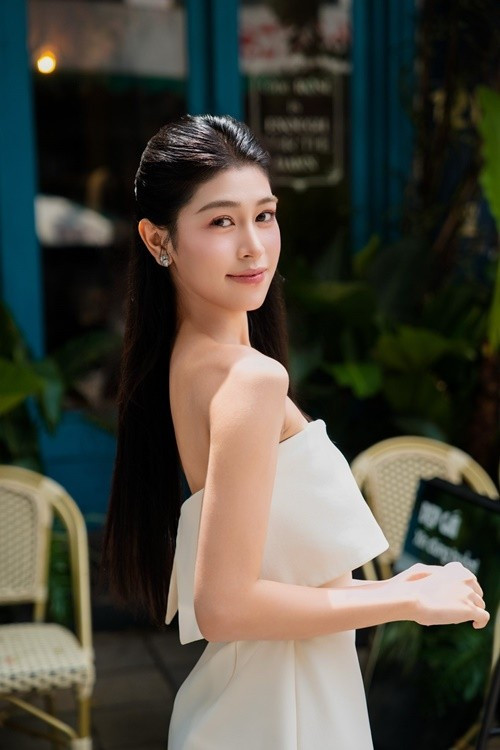 Gương mặt của Thanh Thảo đầy khả ái, đậm chất Á Đông. Ảnh: FB Thanh Thảo.