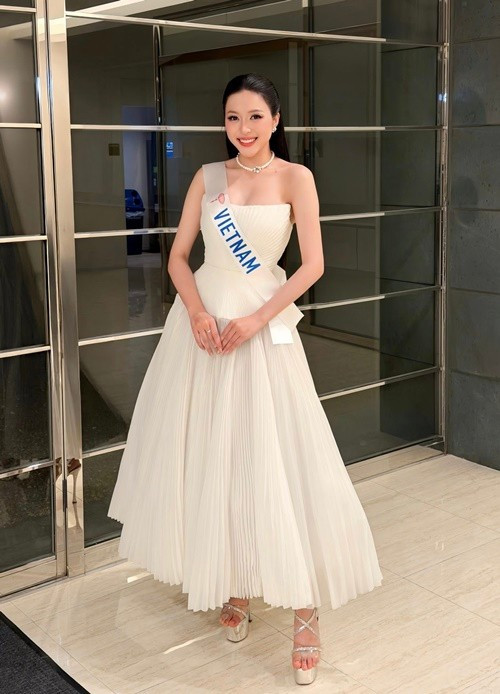 Trong bảng dự đoán top 20 Miss International 2025 của chuyên trang sắc đẹp Missosology, Kiều Duy xếp thứ 5. Ảnh: FB Kiều Duy.