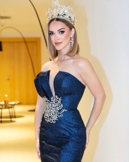 Alba Perez giành danh hiệu á hậu 2 Miss International 2024, á hậu 1 Miss International Spain 2024. Ảnh: Instagram Alba Perez.