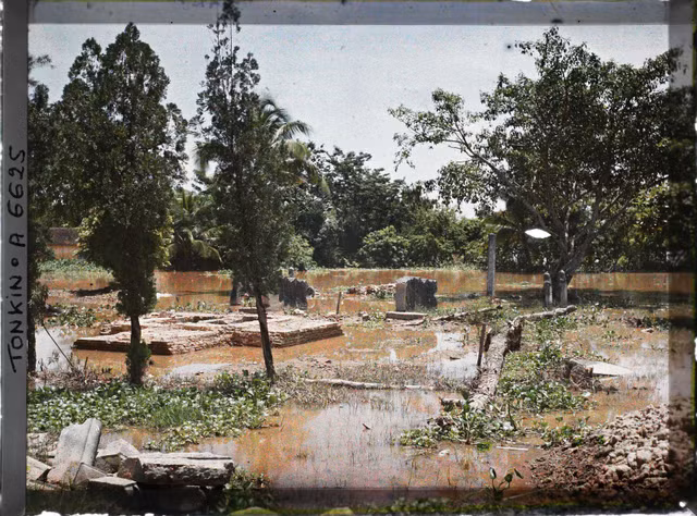 Khung cảnh làng quê tỉnh Hà Đông năm 1915 qua loạt ảnh màu quý - Hình 18 Khung canh lang que tinh Ha Dong nam 1915 qua loat anh mau quy-Hinh-18