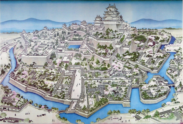 Khám phá lâu đài “Hạc trắng” đẹp nhất Nhật Bản - Hình 2 Kham pha lau dai “Hac trang” dep nhat Nhat Ban-Hinh-2