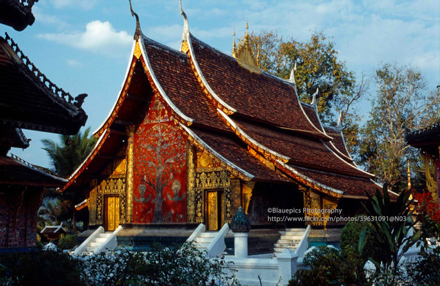 Cố đô Luang Prabang của Lào năm 1996 đẹp cổ xưa - Hình 3 Co do Luang Prabang cua Lao nam 1996 dep co xua-Hinh-3