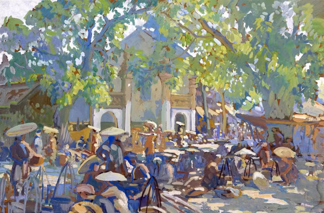 Ảnh thú vị về chợ Bưởi ở Hà Nội một thế kỷ trước - Hình 11 Anh thu vi ve cho Buoi o Ha Noi mot the ky truoc-Hinh-11