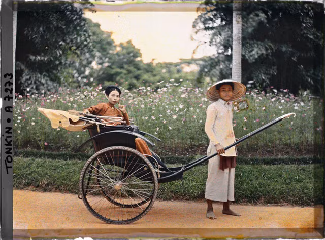 Loat anh mau ve nguoi dep Ha Noi nam 1915 qua ong kinh nguoi Phap-Hinh-8