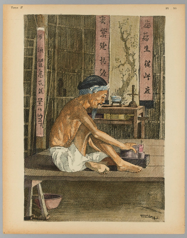 Tranh màu chân thực về cuộc sống xưa ở vùng nông thôn Nam Bộ - Hình 12 Tranh mau chan thuc ve cuoc song xua o vung nong thon Nam Bo-Hinh-12