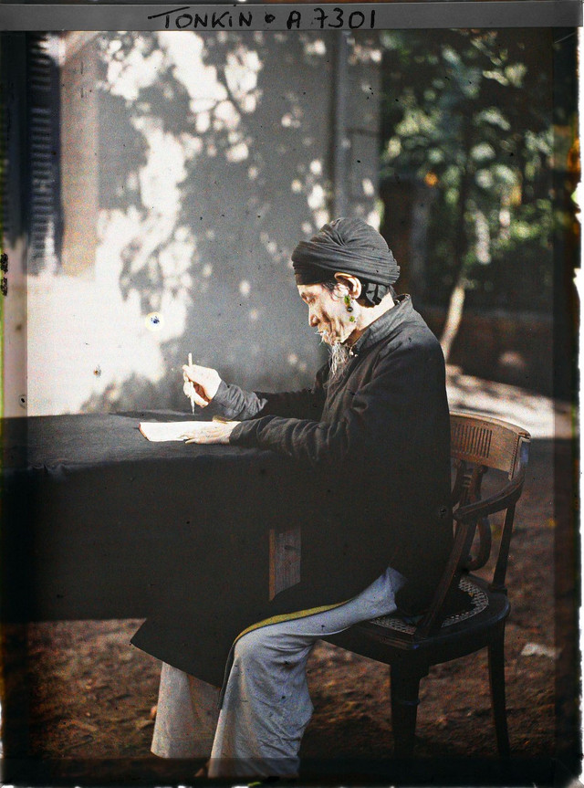 Ảnh màu chân dung hiếm có năm 1915 ở Hà Nội - Hình 2 Anh mau chan dung hiem co nam 1915 o Ha Noi-Hinh-2