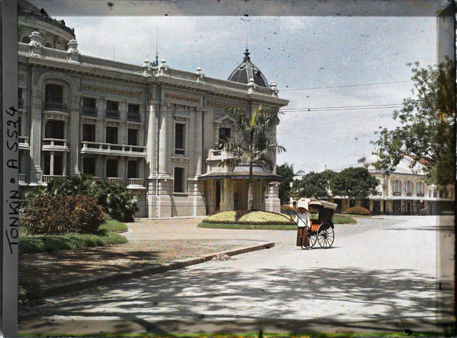 Phố Hà Nội năm 1915 rợp bóng cây xanh qua ảnh màu cực quý - Hình 2 Pho Ha Noi nam 1915 rop bong cay xanh qua anh mau cuc quy-Hinh-2