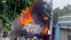TP.HCM: Xe bồn chở xăng bốc cháy trên đường Dương Cát Lợi
