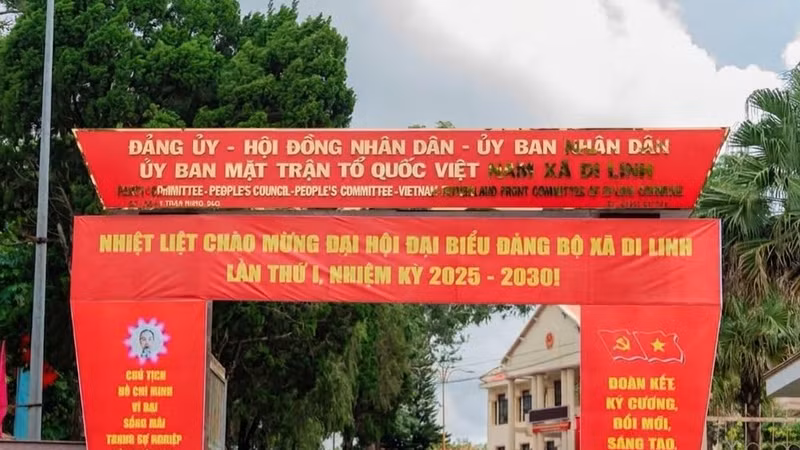 Trụ sở UBND xã Di Linh, tỉnh Lâm Đồng.