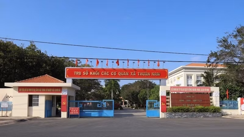 Trụ sở UBND xã Thuận Nam, tỉnh Khánh Hòa.