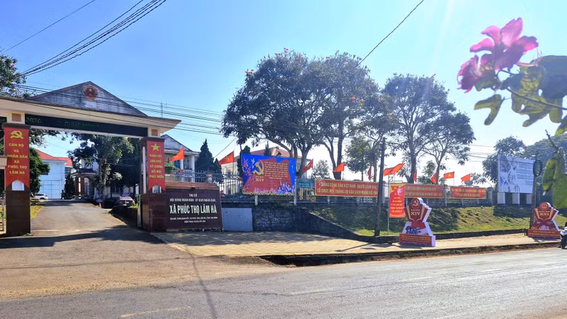 Trụ sở UBND xã Phúc Thọ Lâm Hà (Lâm Đồng).