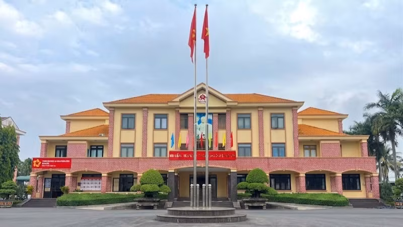 Trụ sở UBND xã Đạ Tẻh, tỉnh Lâm Đồng.