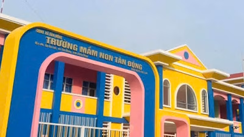 Xã Tân Đông: Lộ diện nhà thầu dự gói xây dựng Trường MG Tân Đông trị giá 7,4 tỷ