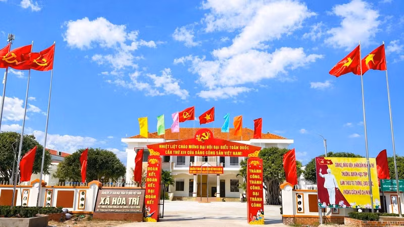 Trụ sở UBND xã Hòa Trí.