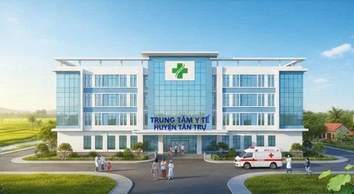 Long An: Dấu ấn nhà thầu Hà Tĩnh tại dự án Trung tâm Y tế huyện Tân Trụ