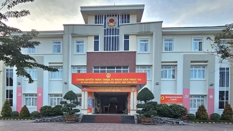 Trụ sở UBND xã Phước Thái.