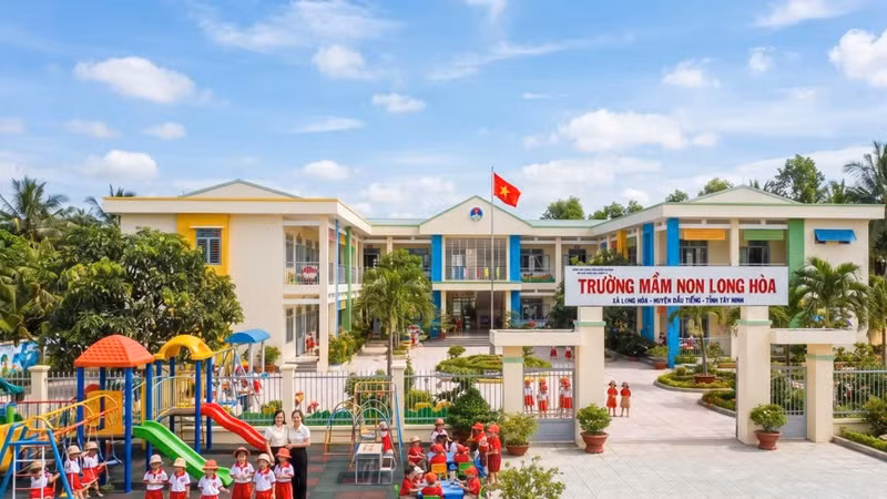 Tây Ninh: Gói xây Trường Mầm non Long Hòa tiết kiệm hơn 309 triệu đồng