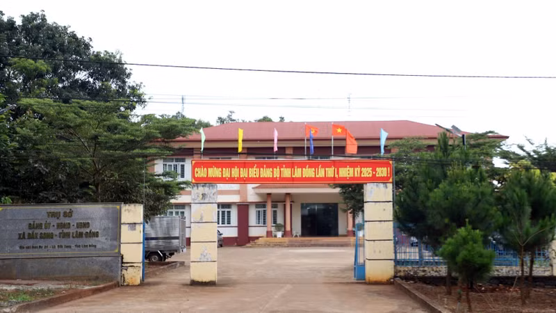Trụ sở UBND xã Đắk Song, tỉnh Lâm Đồng.