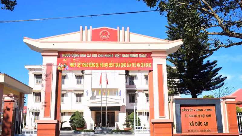 Trụ sở UBND xã Đức An.