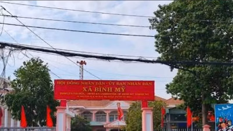 Gói thầu hơn 1,19 tỷ đồng tại xã Bình Mỹ chỉ tiết kiệm 0,43% ngân sách