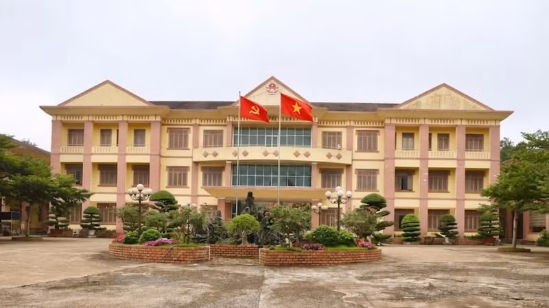 Trụ sở UBND xã Tuy Đức.