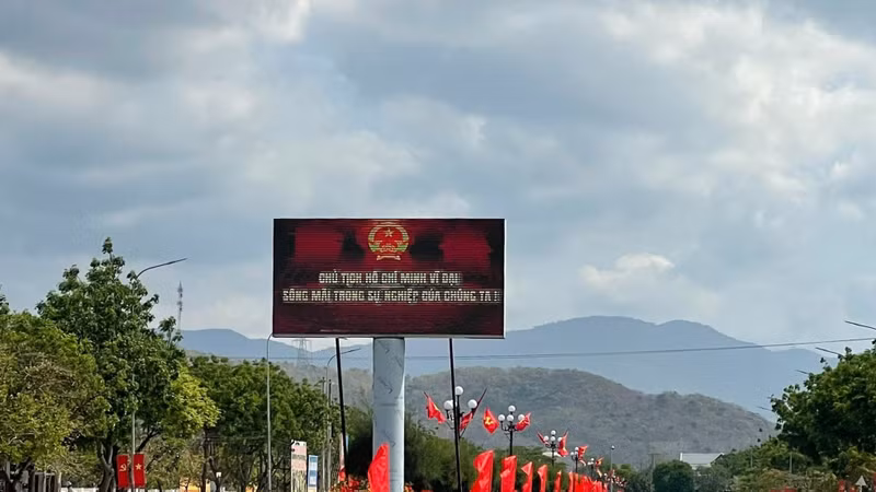 Một góc của xã Bác Ái Đông.