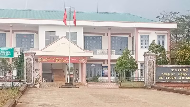 Trụ sở UBND xã Quảng Trực, tỉnh Lâm Đồng.