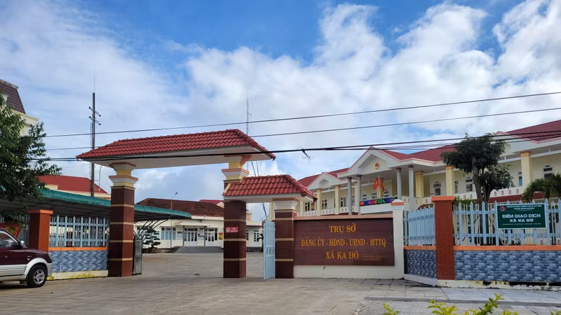 Trụ sở UBND xã Ka Đô.