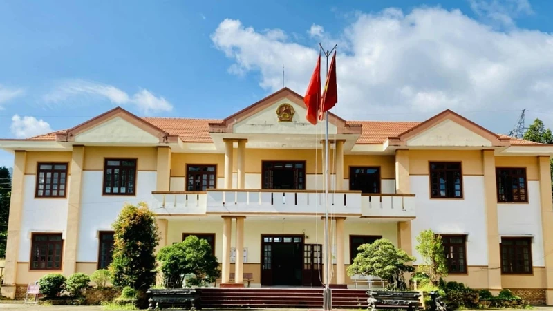 Trụ sở UBND xã Đạ Huoai 2, tỉnh Lâm Đồng.