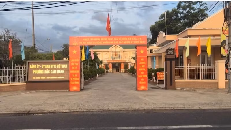 Trụ sở UBND Phường Bắc Cam Ranh, tỉnh Khánh Hòa.