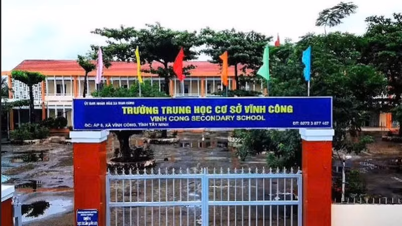Tây Ninh: Gói xây Trường THCS Vĩnh Công, 2 nhà thầu giảm giá dưới 0,3%