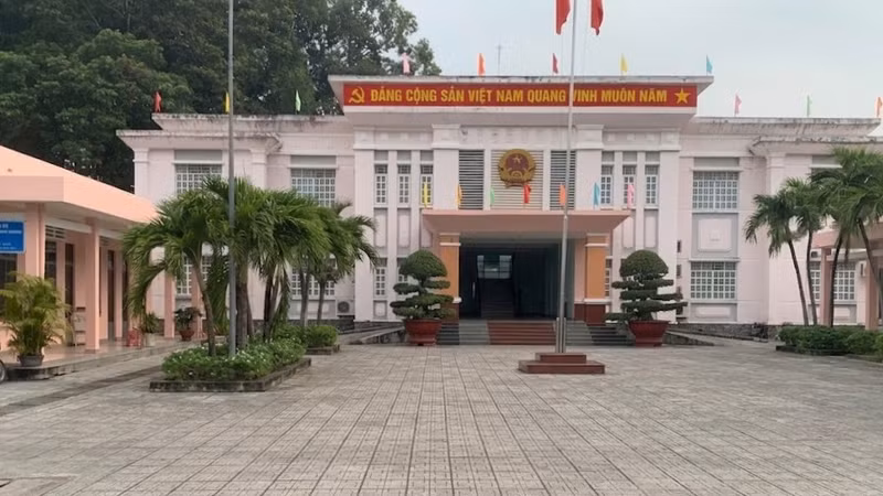 Trụ sở UBND xã Đại Phước.