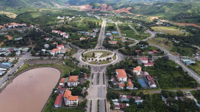 Trung tâm xã Đam Rông 2, tỉnh Lâm Đồng.