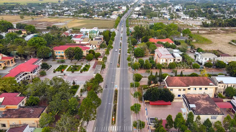 Trung tâm của xã Đức Linh, tỉnh Lâm Đồng.