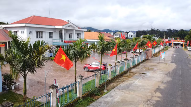 Trung tâm xã Đam Rông 1, tỉnh Lâm Đồng.