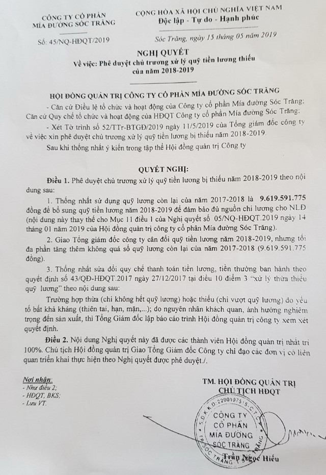 Công ty Cổ phần Mía đường Sóc Trăng bị nhiều người kiện ra tòa - Hình 4 Cong ty Co phan Mia duong Soc Trang bi nhieu nguoi kien ra toa-Hinh-4