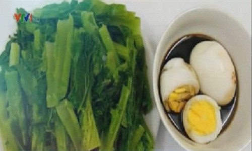 Mê mệt món rau cải mèo Mộc Châu Me met mon rau cai meo Moc Chau