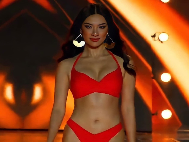 Á hậu Kim Duyên mặc gì cũng đẹp ở bán kết hoa hậu Siêu quốc gia - Hình 2 A hau Kim Duyen mac gi cung dep o ban ket hoa hau Sieu quoc gia-Hinh-2