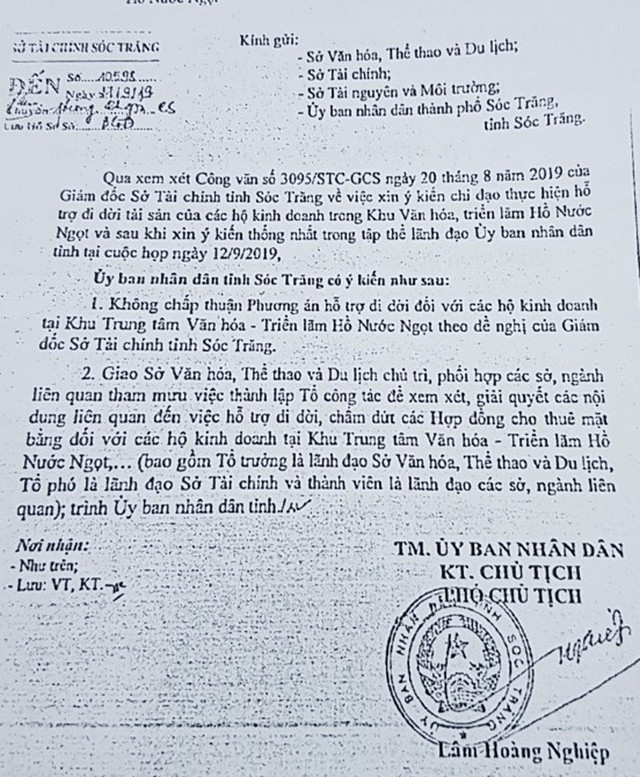 Hàng chục hộ kinh doanh ở Hồ Nước Ngọt nhận thông báo di dời tài sản ngày cận Tết - Hình 3 Hang chuc ho kinh doanh o Ho Nuoc Ngot nhan thong bao di doi tai san ngay can Tet-Hinh-3
